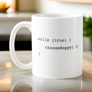 Mug Loop Infinite Funny Choisissez Happy Programmer