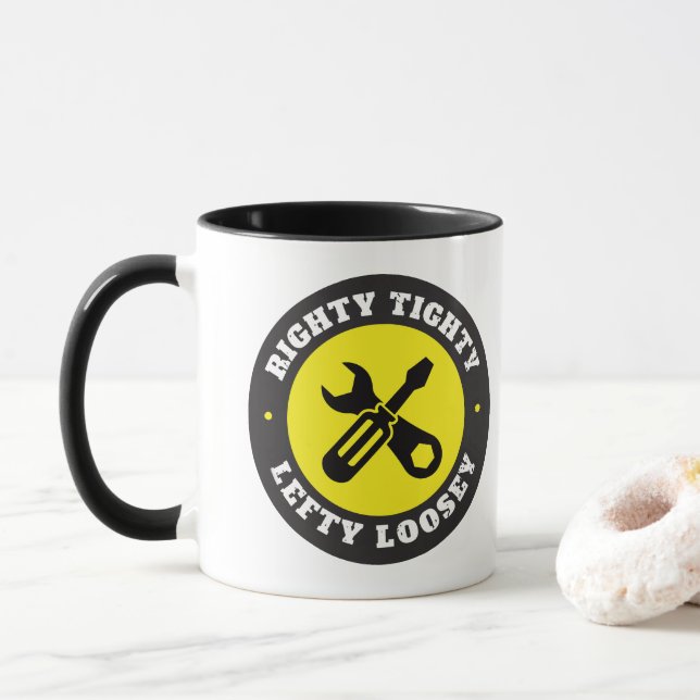 Mug Loosey droit serré gauche (Avec donut)