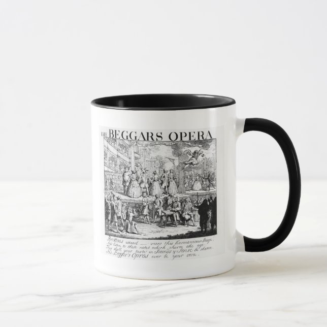 Mug L'opéra du mendiant parodié, 1728 (Droite)