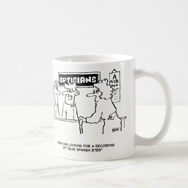 Mug L'opticien est demandé pour "Spanish Eyes" (Droite)