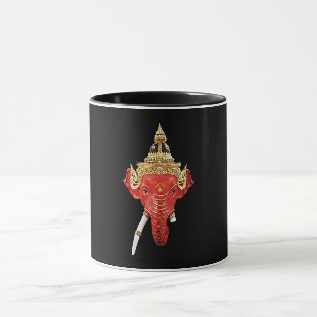 Mug Lord Ganesha en thaïlandais traditionnel Khon Mask (Centre)
