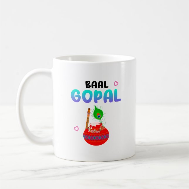 Mug Lord Krishna Janmashtami Laddu Gopal (Gauche)