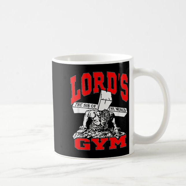 Mug Lords Gym - Le péché du monde Jésus (Droite)