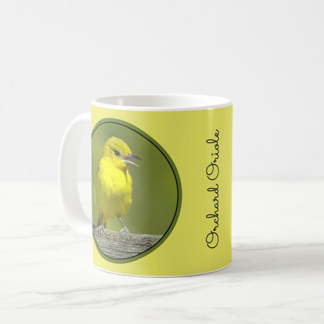 Mug Loriole de verger - Photographie originale (Devant gauche)