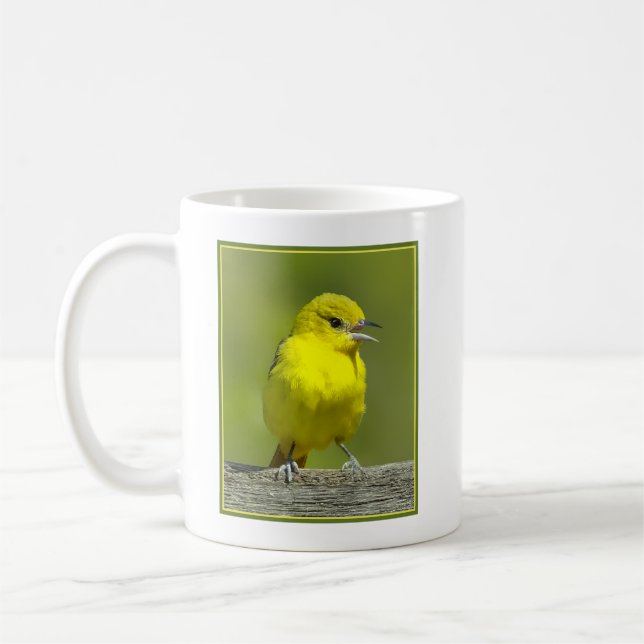 Mug Loriole de verger - Photographie originale (Gauche)
