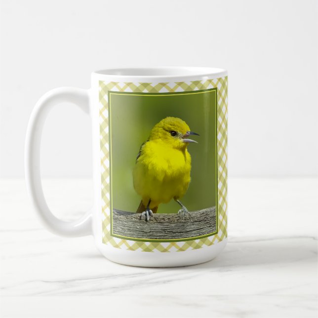 Mug Loriole de verger - Photographie originale (Gauche)