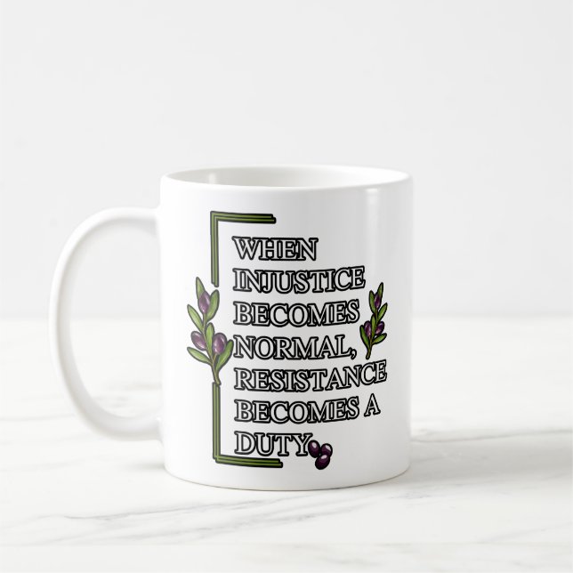 MUG LORSQUE L'INJUSTICE DEVIENT NORMALE, LA RÉSISTANCE (Gauche)