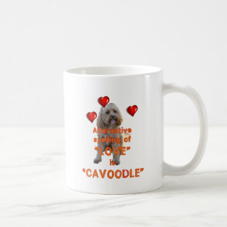 Mug l'orthographe alternative de l'AMOUR est CAVOODLE