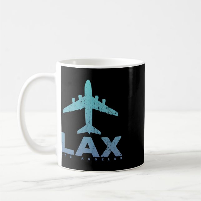 Mug Los Angeles Californie Code Aéroport Lax La Vacanc (Gauche)