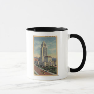 Mug Los Angeles, CAView de ville hôtel et funiculaire