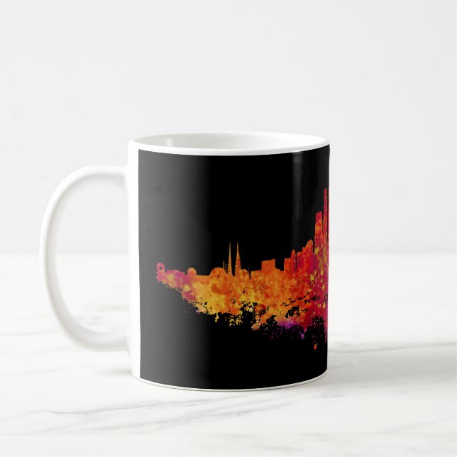 Mug Los Angeles City Skyline couleur (Gauche)