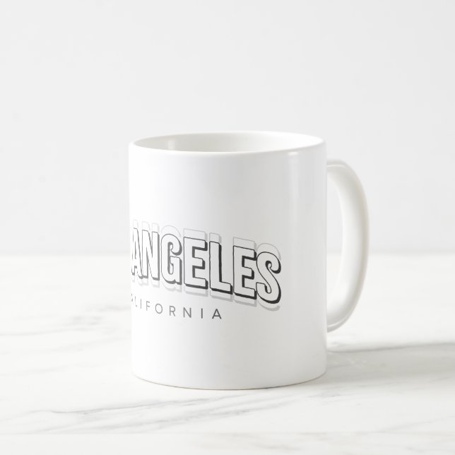 Mug Los Angeles Retro (Devant droit)