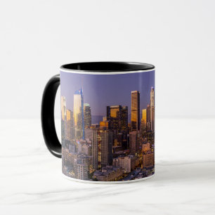 Mug Los Angeles Skyline à la tombée de la nuit, Coffee