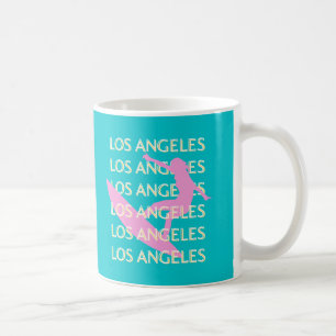 Mug Los Angeles Travel Art, Californie, Amateurs de Su