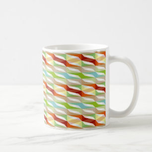 Mug losanges/motif de zigzag/fractale/rassemblement