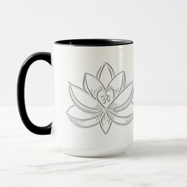 Mug Lotus d'argent  (Gauche)