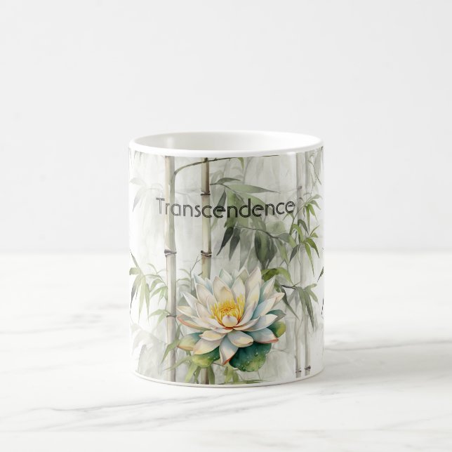 Mug Lotus de Transcendance Bambou Sérénité Bouddhisme (Centre)