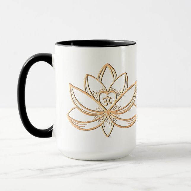 Mug Lotus d'or  (Gauche)
