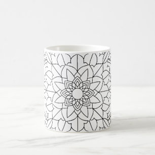 Mug Lotus Flower Mandala