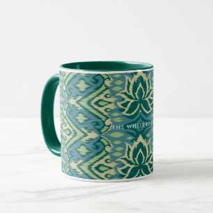 Mug Lotus Ikat Motif - Le Lotus Blanc