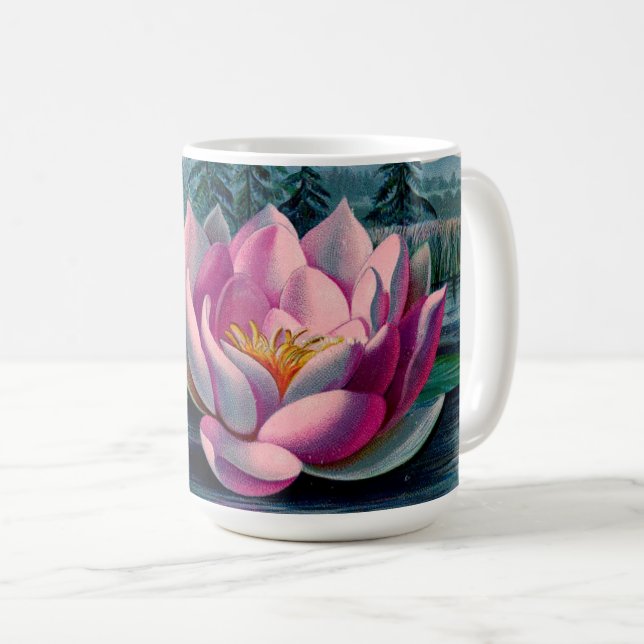 Mug Lotus Nam Myoho Renge Kyo Bouddhiste (Devant droit)