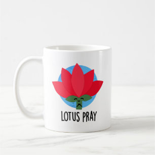 Mug Lotus Pray amusant Plante Pun