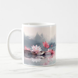 Mug Lotus Rouge Sur Votre Musique