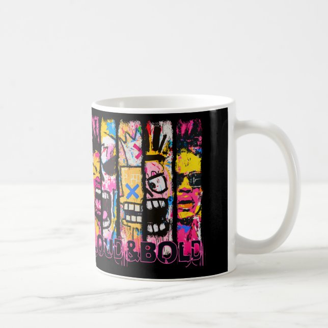Mug Loud & Bold - Graffiti Street Art Design (Droite)