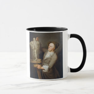 Mug Louis-Francois Roubiliac (1695-1762) modelant le