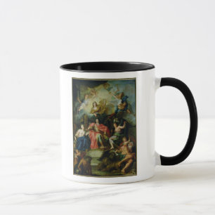 Mug Louis XIV couronné par gloire, c.1686