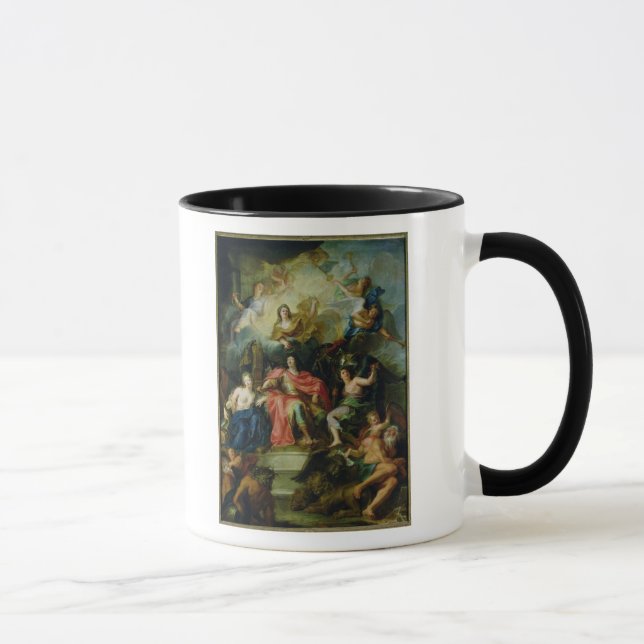 Mug Louis XIV couronné par gloire, c.1686 (Droite)