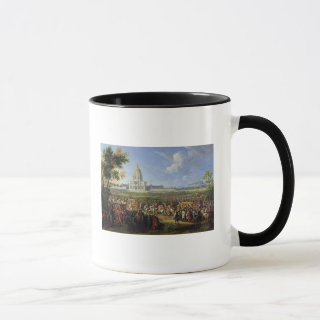 Mug Louis XIV son entourage visitant Les Invalides (Droite)
