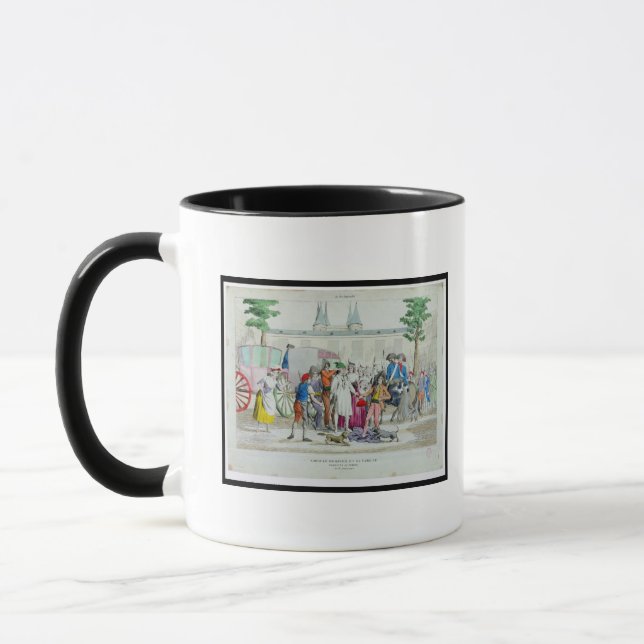 Mug Louis XVI et sa famille portés au temple (Gauche)