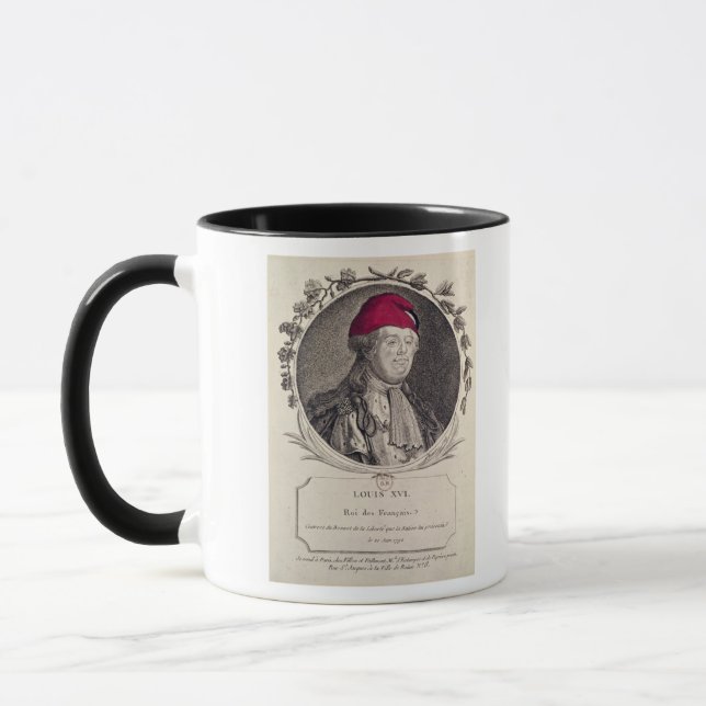 Mug Louis XVI portant un capot phrygian (Gauche)