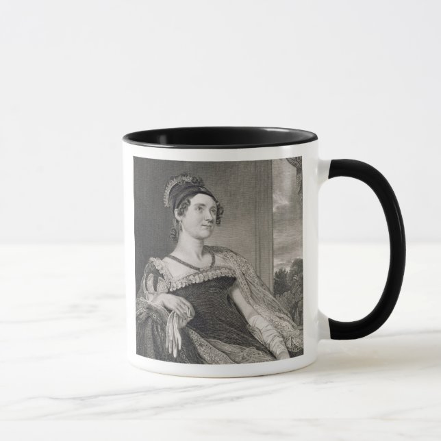Mug Louisa Catherine Adams (1775-1852) gravé par G.F (Droite)