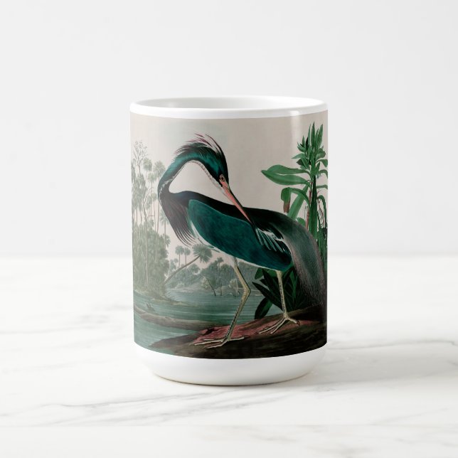 Mug Louisiana Heron Birds of America Audubon Imprimer (Centre)