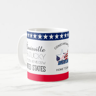 Mug Louisville, Kentucky, États-Unis élégant