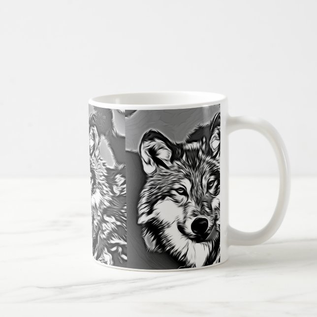 Mug Loup - 2014-0802 (Droite)
