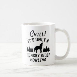 Mug Loup affamé au froid