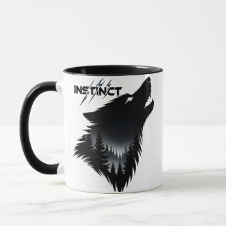Mug loup alpha Graphique