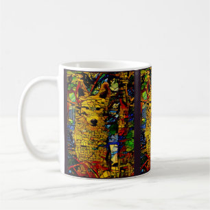 Mug Loup américain dans la photo amusante 