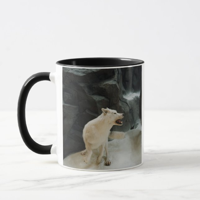 Mug Loup blanc (Gauche)