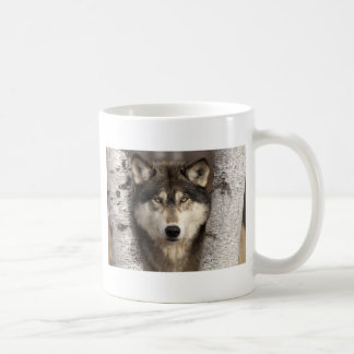 Mug Loup de bois de construction par JIM Zuckerman