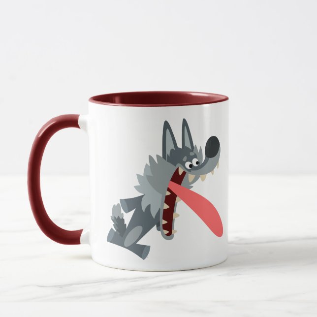 Mug Loup de caricature adoré (Gauche)