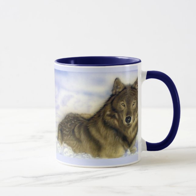 Mug Loup d'hiver (Droite)