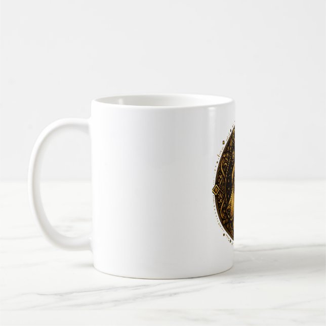 Mug Loup d'or avec chemises design de couronne (Gauche)