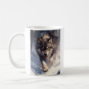Mug Loup en hiver