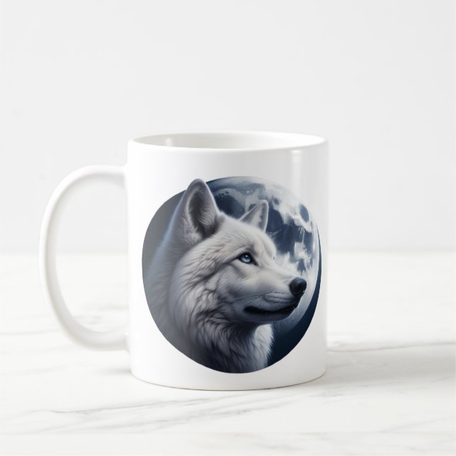 Mug Loup et lune (Gauche)