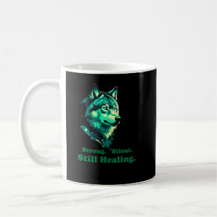 Mug Loup Fort Silencieux En Guérison Santé Mentale
