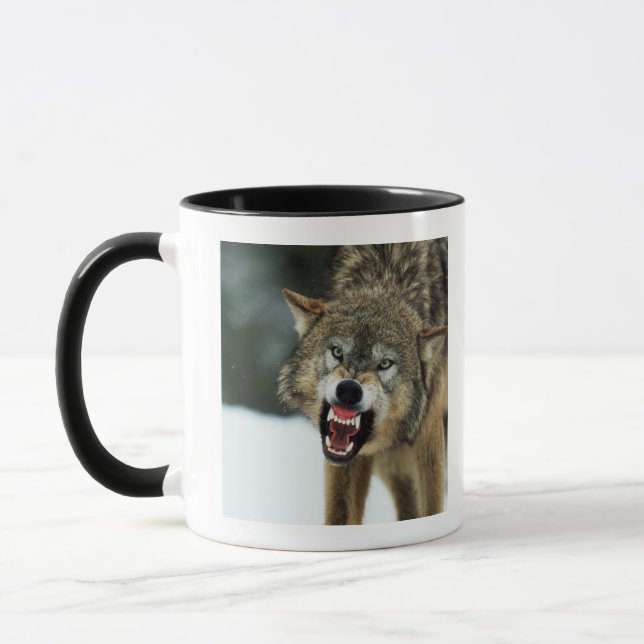 Mug Loup gris de grondement (Gauche)